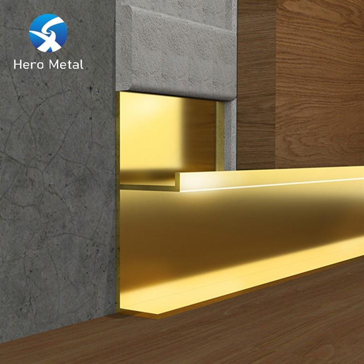 Tile Skirting With Chrome Trim