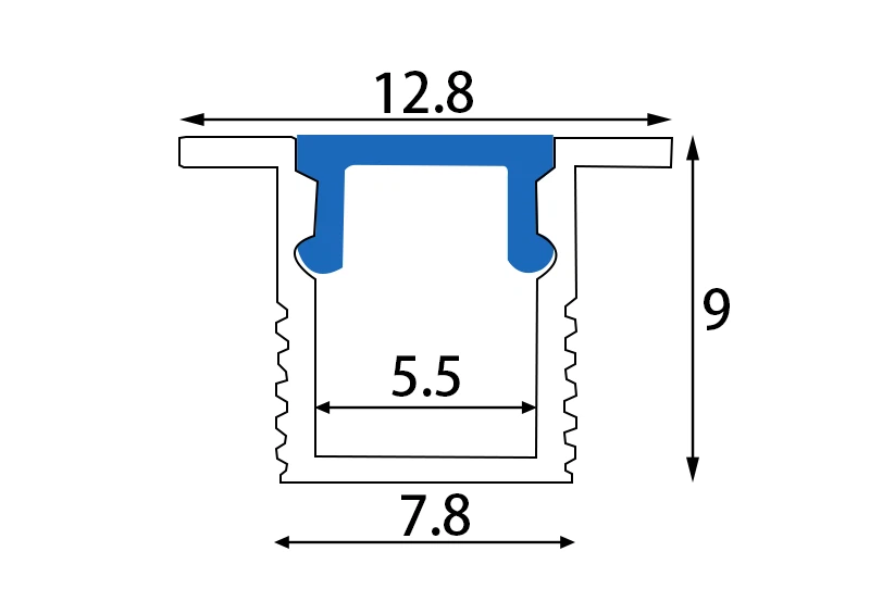 HM293 Led Aluminium Extrusion Profiles drawings HM293 Led Aluminium Extrusion Profiles drawings