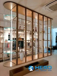 Circular Glass Cabinet