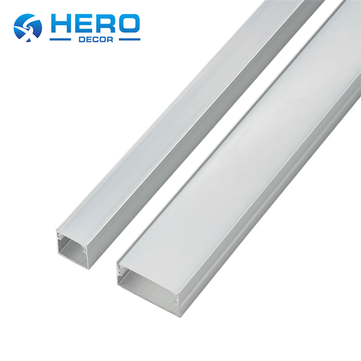 Low Profile Surface Mount Aluminum Profiles For Led Lights
