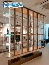 Circular Glass Cabinet