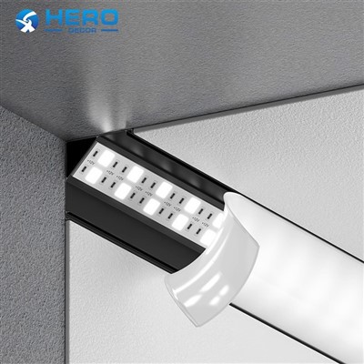 Corner Mount Aluminum Led Profile Housing